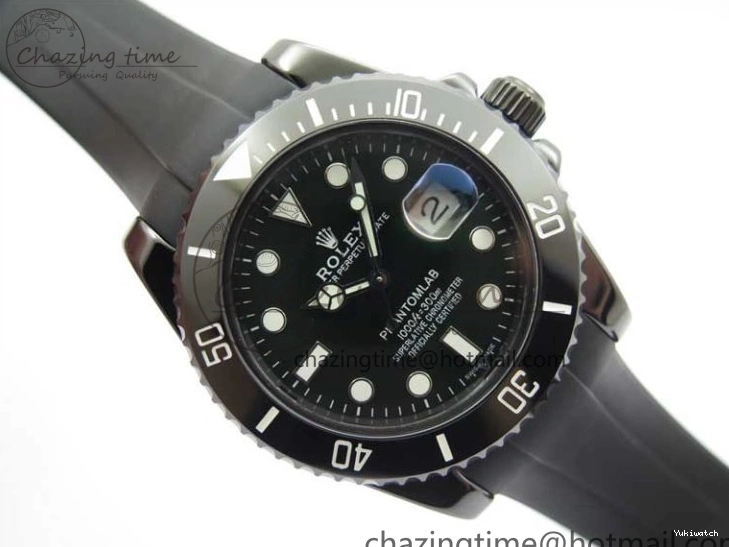 Edition SA3135 Black Black Green Strap Rubber Submariner Best 5GF Ceramic Dial on 40mm 0425